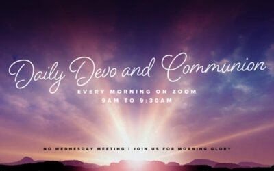 Daily Devo and Communion